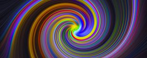 Preview wallpaper lines, spiral, colorful, abstraction