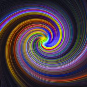 Preview wallpaper lines, spiral, colorful, abstraction