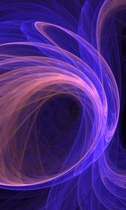 Preview wallpaper lines, spiral, glow, abstraction