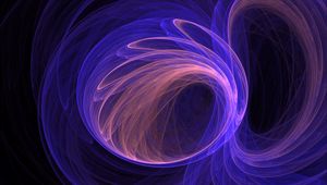 Preview wallpaper lines, spiral, glow, abstraction