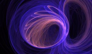 Preview wallpaper lines, spiral, glow, abstraction