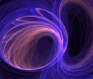 Preview wallpaper lines, spiral, glow, abstraction