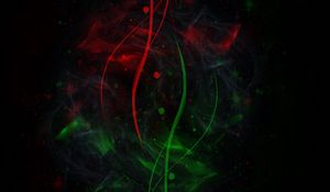 Preview wallpaper lines, spots, dark, wavy