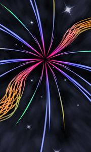 Preview wallpaper lines, stars, rainbow