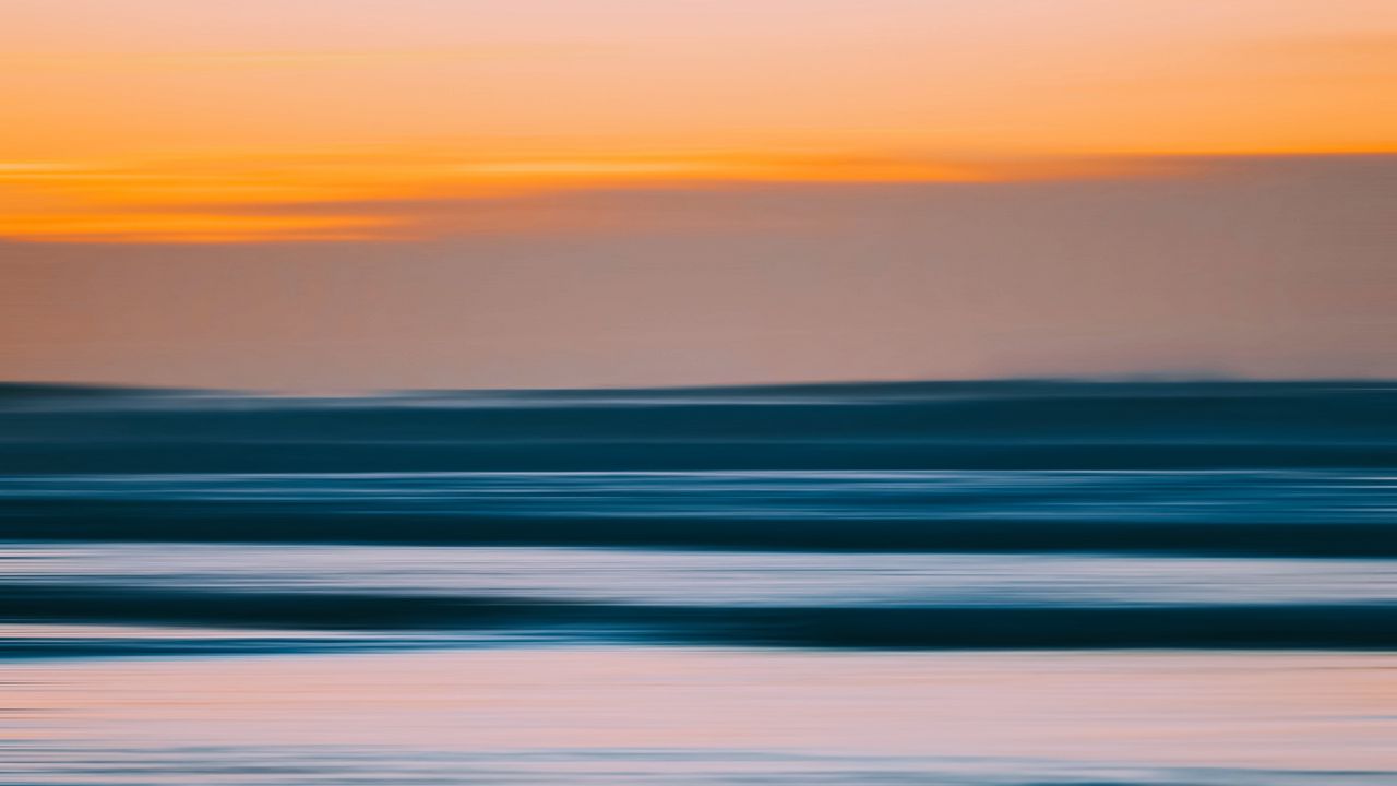Wallpaper lines, stripes, blur, landscape, abstraction