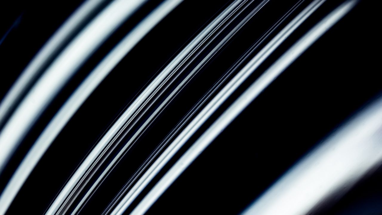 Wallpaper lines, stripes, bw, black, glow