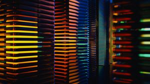 Preview wallpaper lines, stripes, colorful, neon, lights