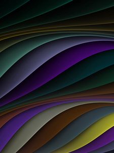 Preview wallpaper lines, stripes, colorful, wavy, smooth