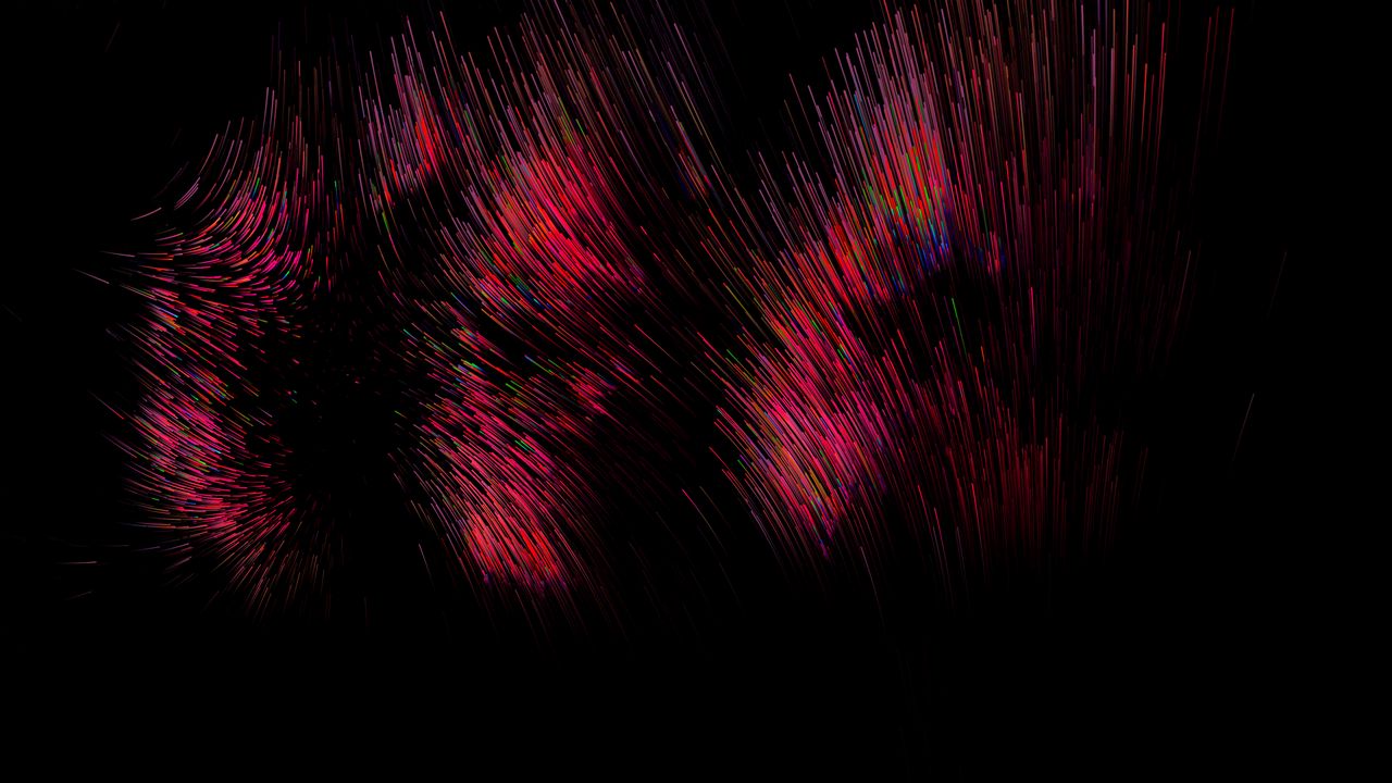 Wallpaper lines, stripes, needles, multicolored, dark