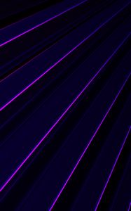 Preview wallpaper lines, stripes, neon, obliquely, glow, purple