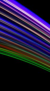 Preview wallpaper lines, stripes, neon, light, colorful