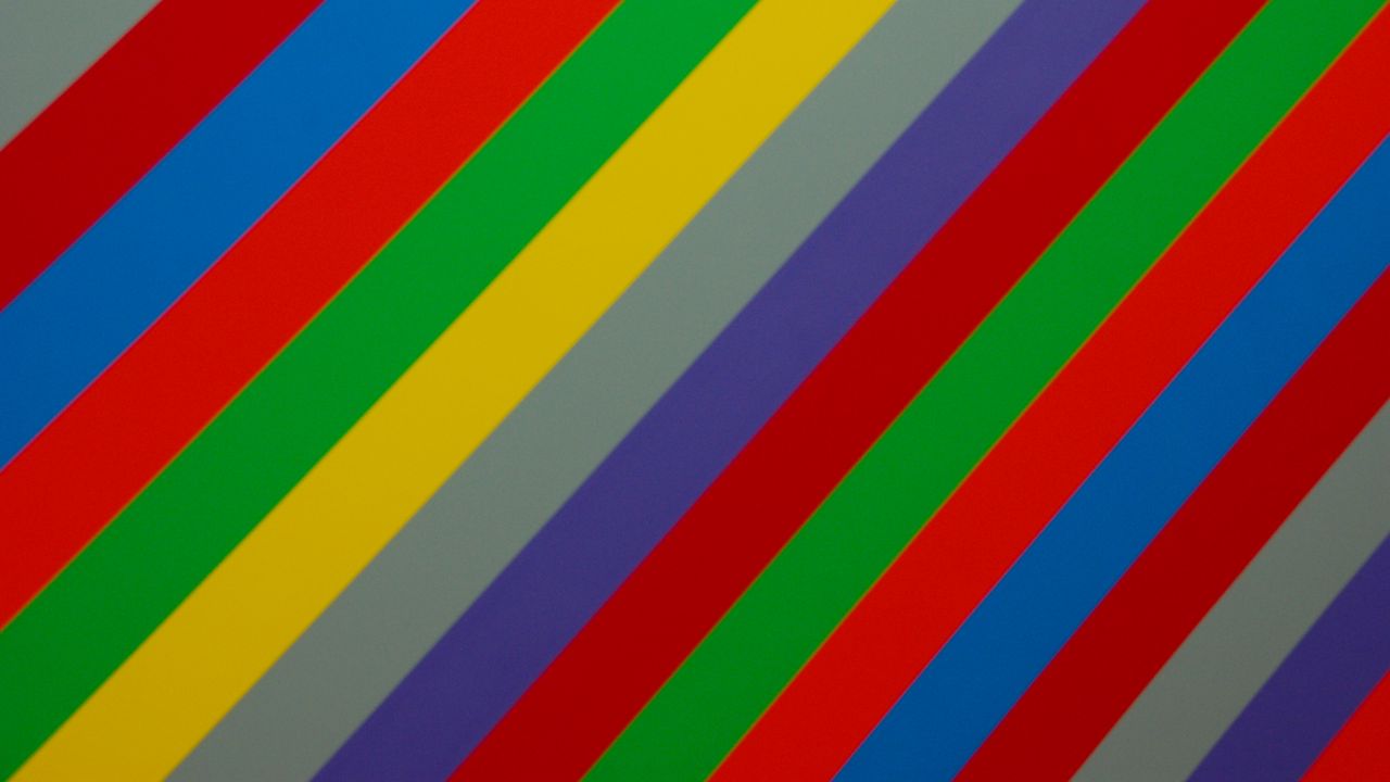 Wallpaper lines, stripes, obliquely, multicolored