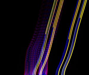 Preview wallpaper lines, stripes, shading, neon, glow, dark