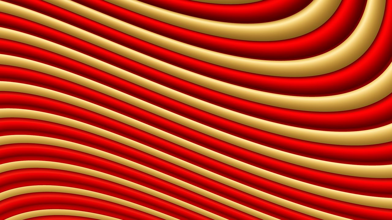 Wallpaper lines, stripes, wavy, red, brown