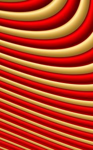 Preview wallpaper lines, stripes, wavy, red, brown