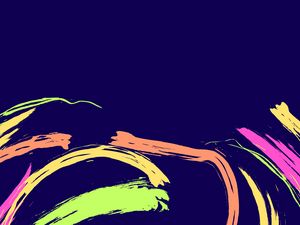 Preview wallpaper lines, strokes, brushstrokes, colorful, abstraction