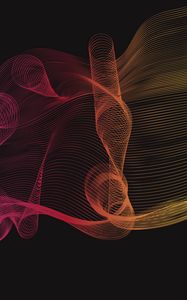 Preview wallpaper lines, swirling, winding, abstraction