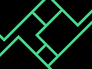 Preview wallpaper lines, texture, black, green