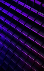 Preview wallpaper lines, texture, neon, purple