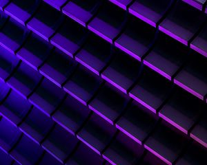 Preview wallpaper lines, texture, neon, purple