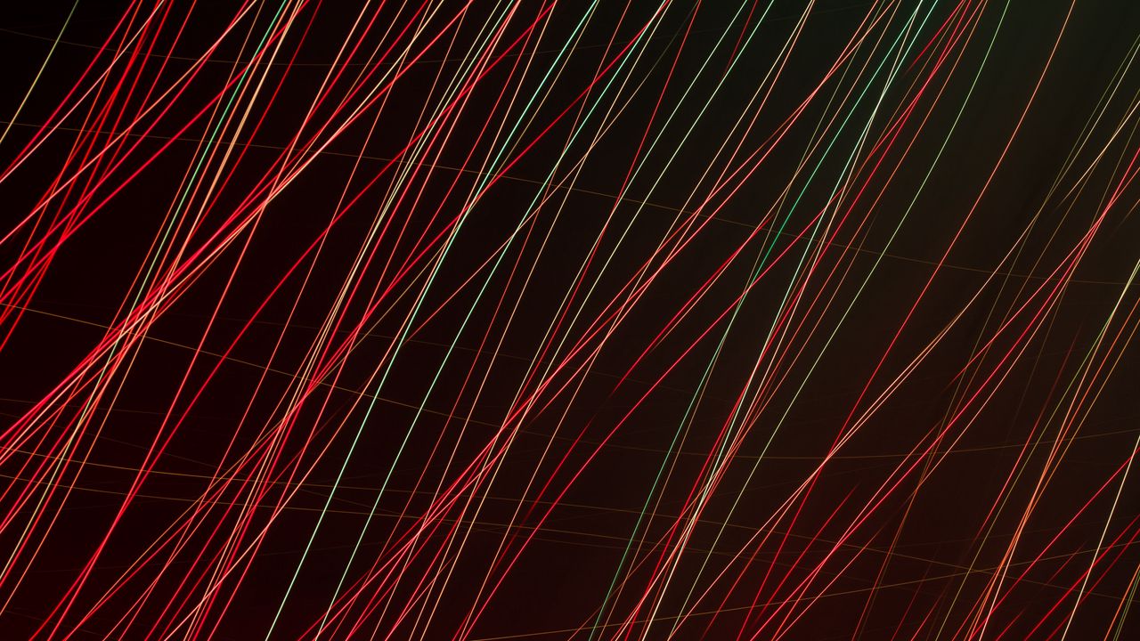 Wallpaper lines, thread, neon, stripes