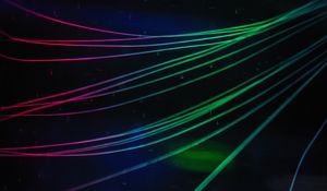 Preview wallpaper lines, threads, glare, dark