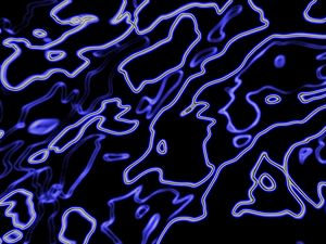 Preview wallpaper lines, tortuous, neon, glow, abstraction