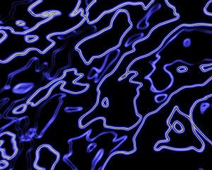 Preview wallpaper lines, tortuous, neon, glow, abstraction