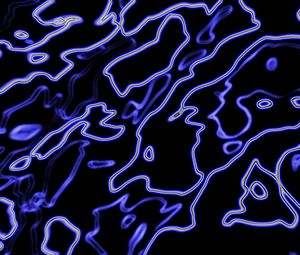 Preview wallpaper lines, tortuous, neon, glow, abstraction