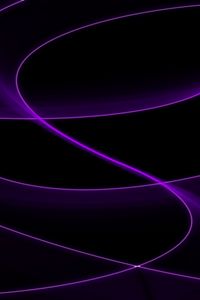 Preview wallpaper lines, waves, abstraction, dark, purple