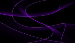 Preview wallpaper lines, waves, abstraction, dark, purple