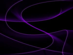 Preview wallpaper lines, waves, abstraction, dark, purple