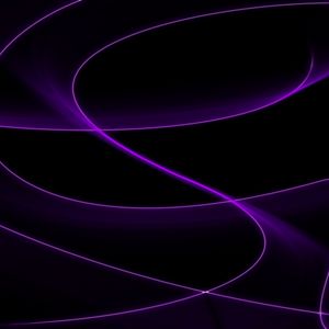 Preview wallpaper lines, waves, abstraction, dark, purple