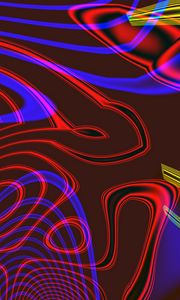 Preview wallpaper lines, waves, abstraction, colorful