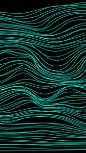 Preview wallpaper lines, waves, abstraction, blue
