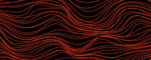 Preview wallpaper lines, waves, distortion, red, abstraction