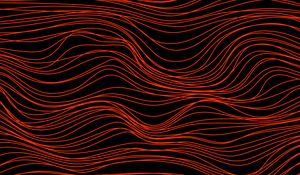 Preview wallpaper lines, waves, distortion, red, abstraction