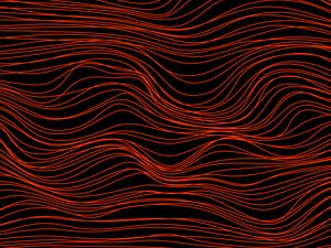 Preview wallpaper lines, waves, distortion, red, abstraction