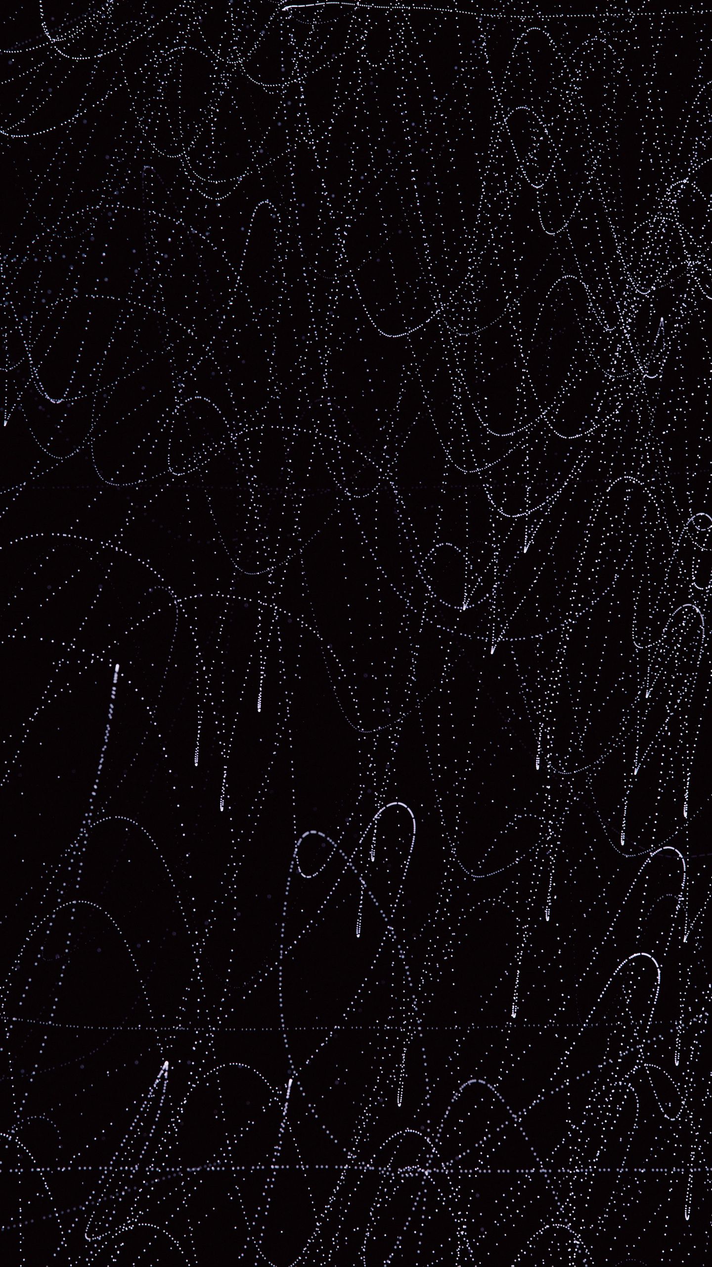 1440x2560 Wallpaper lines, waves, intersection, black, abstraction