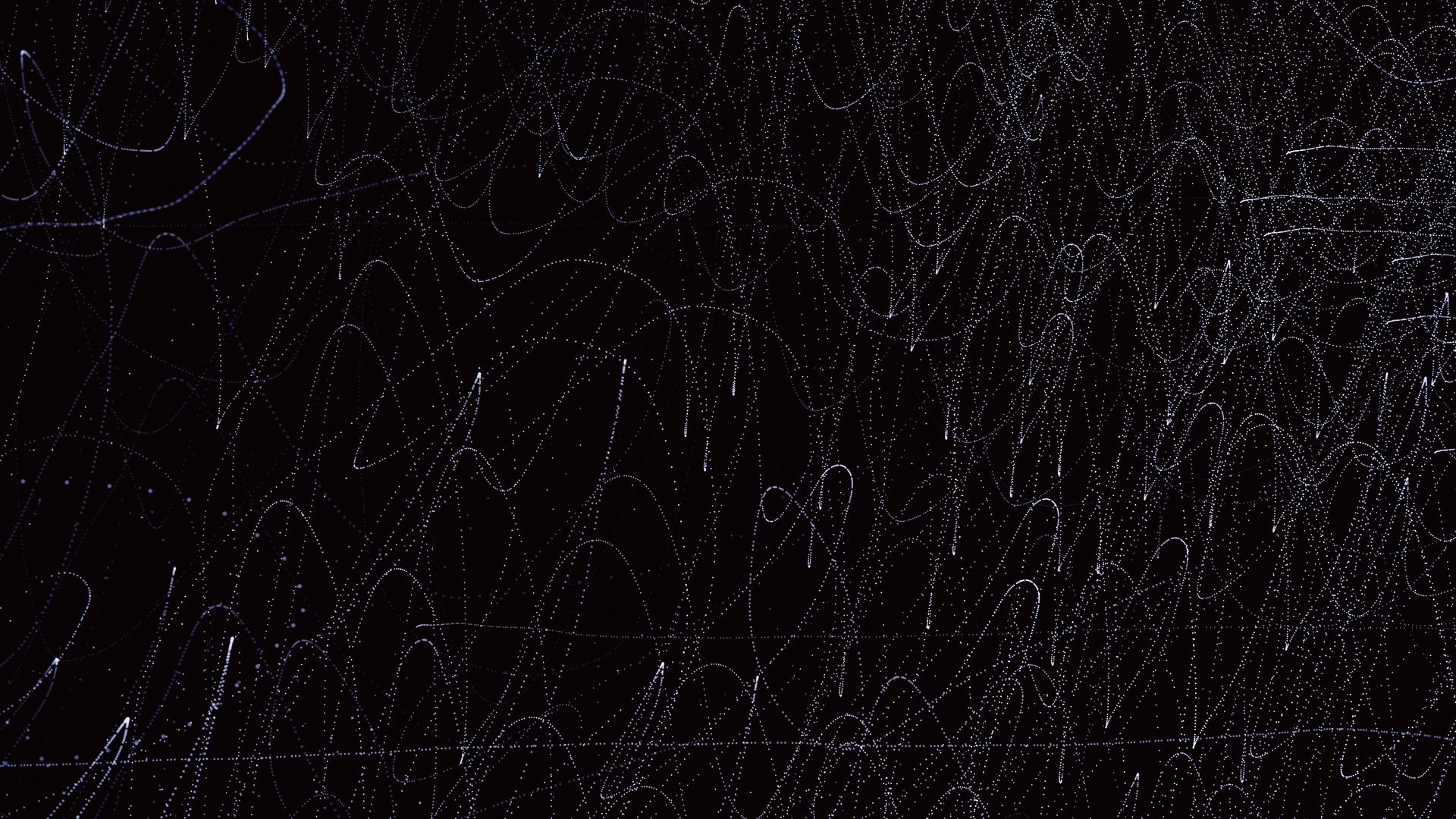 1920x1080 Wallpaper lines, waves, intersection, black, abstraction