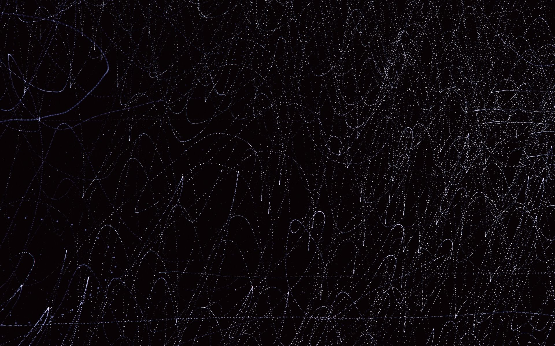 1920x1200 Wallpaper lines, waves, intersection, black, abstraction