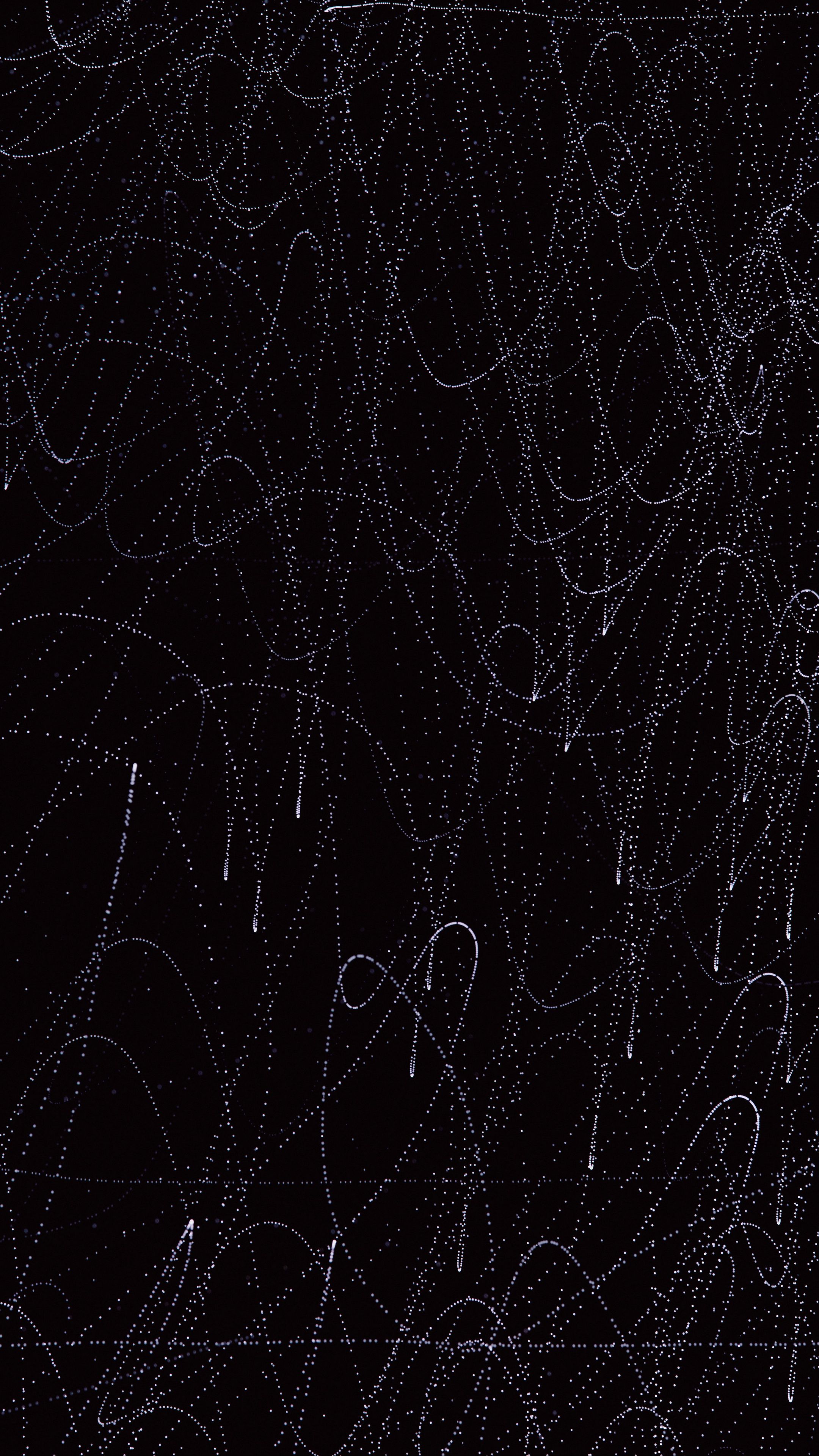 2160x3840 Wallpaper lines, waves, intersection, black, abstraction