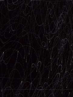 240x320 Wallpaper lines, waves, intersection, black, abstraction
