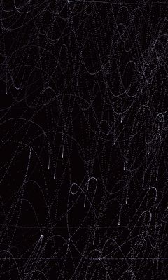240x400 Wallpaper lines, waves, intersection, black, abstraction