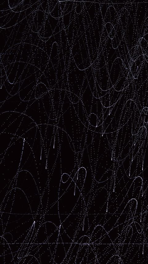 480x854 Wallpaper lines, waves, intersection, black, abstraction