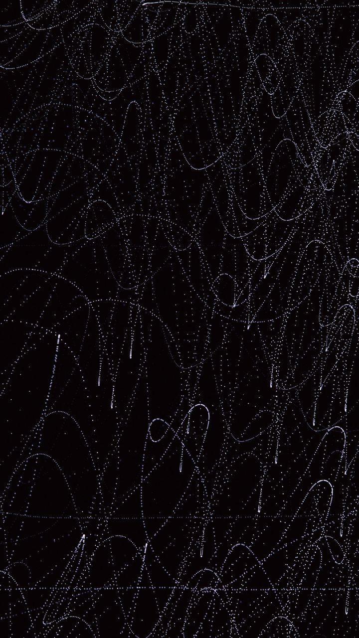 720x1280 Wallpaper lines, waves, intersection, black, abstraction