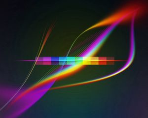 Preview wallpaper lines, wavy, background, bright, multi-colored