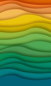 Preview wallpaper lines, wavy, colorful, texture