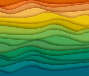 Preview wallpaper lines, wavy, colorful, texture