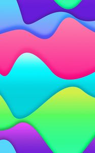 Preview wallpaper lines, wavy, colorful, colourful, bright